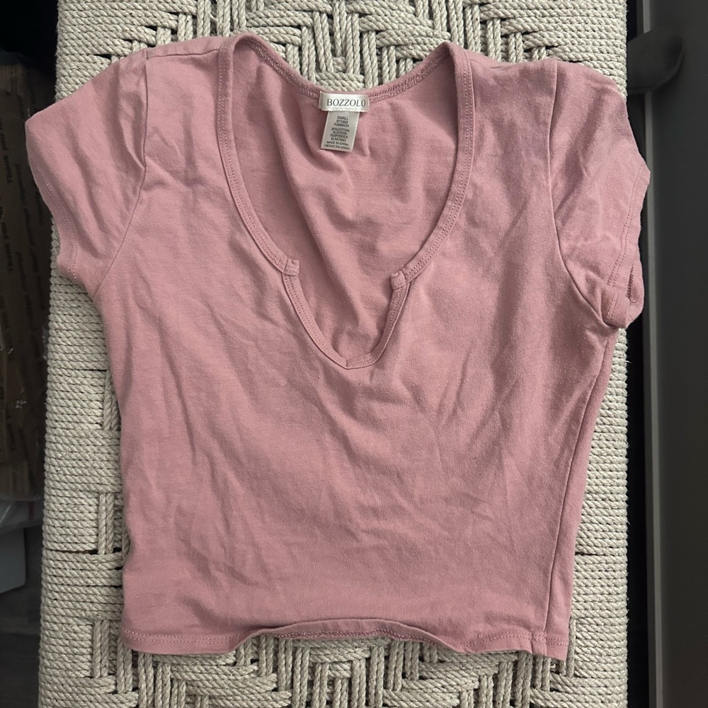 Bozzolo Cropped V-neck